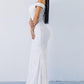 Sequin Off Shoulder Evening Mermaid Gown/Shimmering Sequins Maxi Floor Dress - The GoatFind