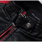 Goatfind's Mens Biker Motorcycle Spliced Leather Jacket/with Warm Fleece - The GoatFind