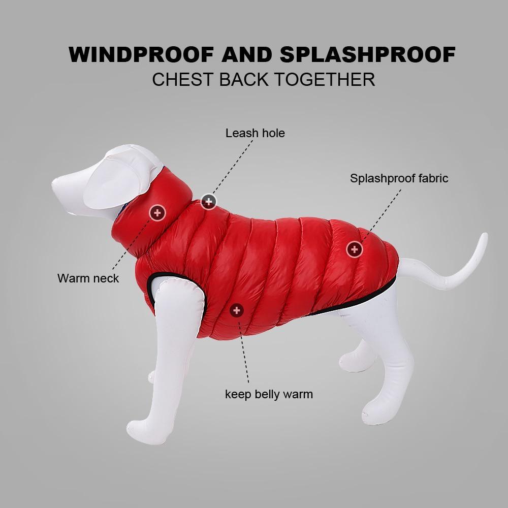 Winter Sherpa Reversible Dog Vest/Dogs 3 layer thick Jacket Coat - The GoatFind