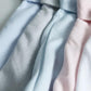 Womens Korean Style Long Sleeve Shirts/Oversize Blouses Vintage White Blue - The GoatFind
