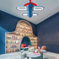 Airplane LED Hanging Light Fixture Childrens Room/LED Hanging Lighting - The GoatFind