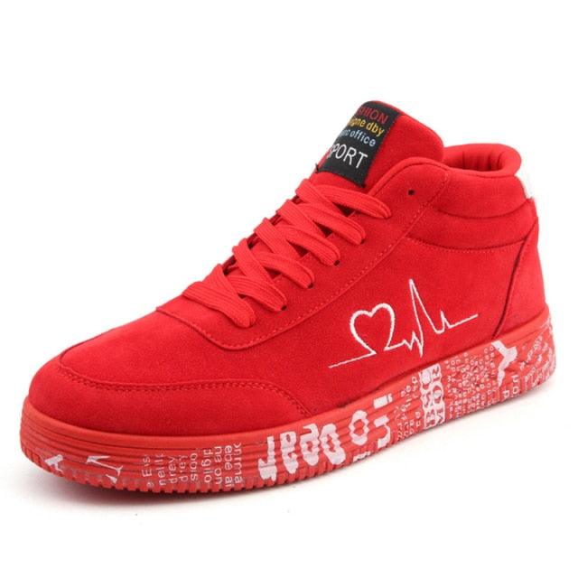 Canvas Shoes with Heart Beat - The GoatFind