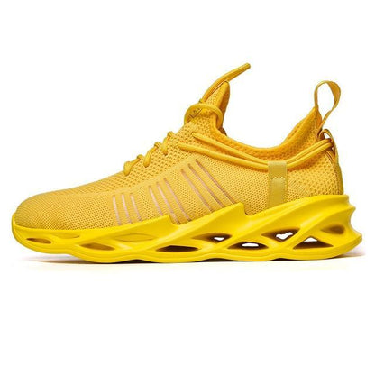 Unisex Brown Tennis Shoes/Yellow Running Sports Sneakers Mens Womens - The GoatFind