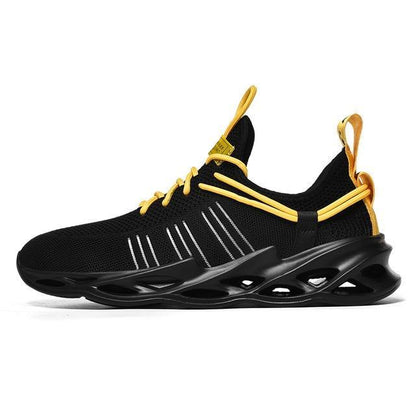 Unisex Brown Tennis Shoes/Yellow Running Sports Sneakers Mens Womens - The GoatFind