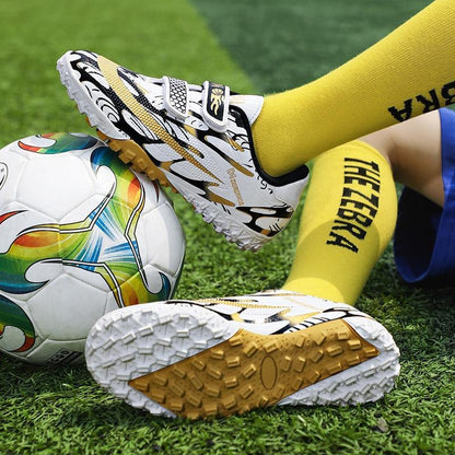 Mess It Kids Outdoor Soccer Cleats/Boys Girls Training Football Cleats - The GoatFind