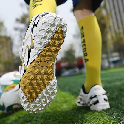Mess It Kids Outdoor Soccer Cleats/Boys Girls Training Football Cleats - The GoatFind