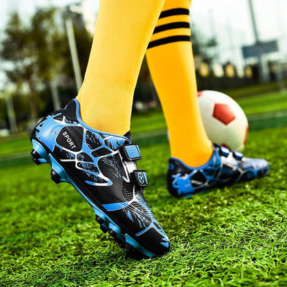 Mess It Kids Outdoor Soccer Cleats/Boys Girls Training Football Cleats - The GoatFind