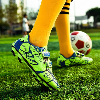 Mess It Kids Outdoor Soccer Cleats/Boys Girls Training Football Cleats - The GoatFind