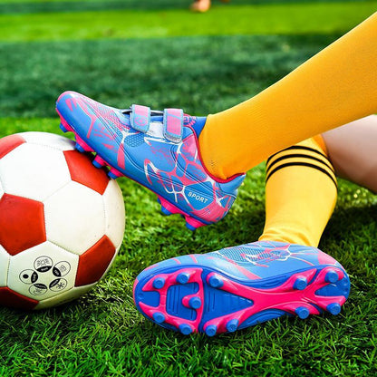 Mess It Kids Outdoor Soccer Cleats/Boys Girls Training Football Cleats - The GoatFind