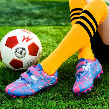 Mess It Kids Outdoor Soccer Cleats/Boys Girls Training Football Cleats - The GoatFind