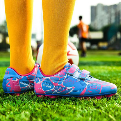 Mess It Kids Outdoor Soccer Cleats/Boys Girls Training Football Cleats - The GoatFind