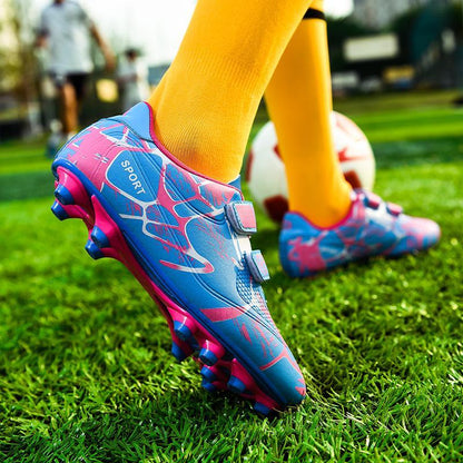Mess It Kids Outdoor Soccer Cleats/Boys Girls Training Football Cleats - The GoatFind