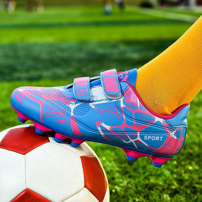 Mess It Kids Outdoor Soccer Cleats/Boys Girls Training Football Cleats - The GoatFind