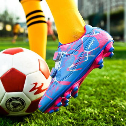 Mess It Kids Outdoor Soccer Cleats/Boys Girls Training Football Cleats - The GoatFind