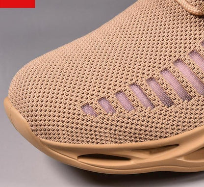 Unisex Brown Tennis Shoes/Yellow Running Sports Sneakers Mens Womens - The GoatFind