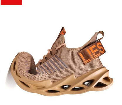 Unisex Brown Tennis Shoes/Yellow Running Sports Sneakers Mens Womens - The GoatFind