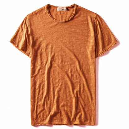 Summer tshirts 100% cotton T shirt for Men/Solid Color Gym Tshirts