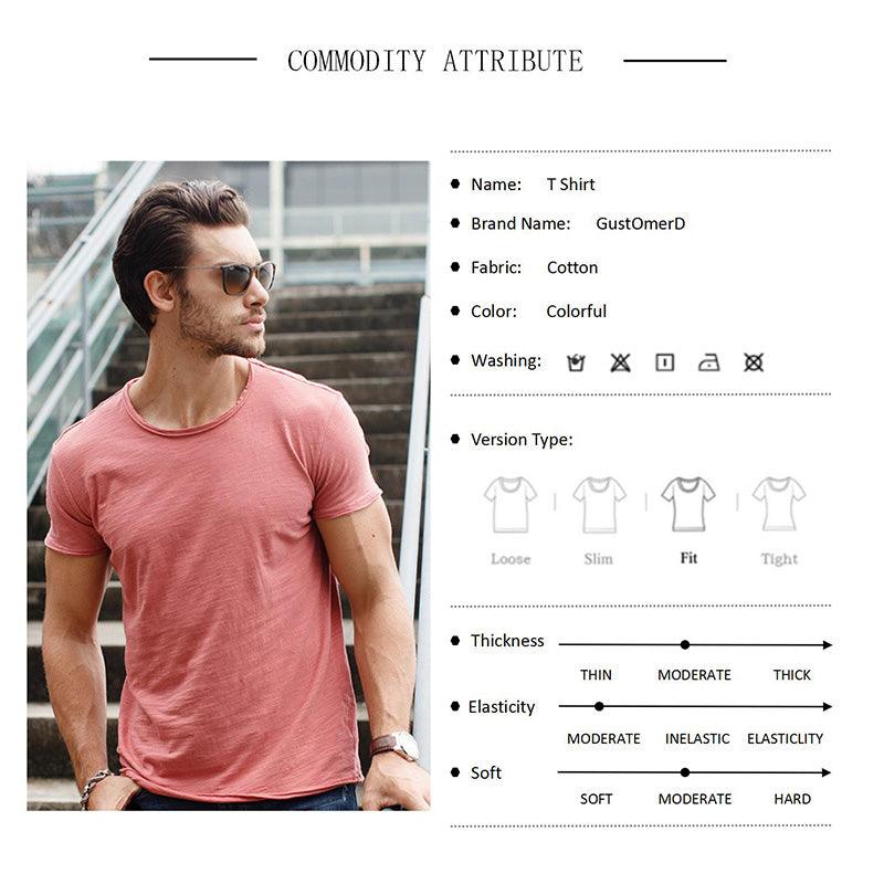 Summer Lite 100% cotton T shirt Men - The GoatFind