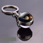Solar System Galaxy Planet Glass ball Key Rings The G.O.A.T. Find Saturn 