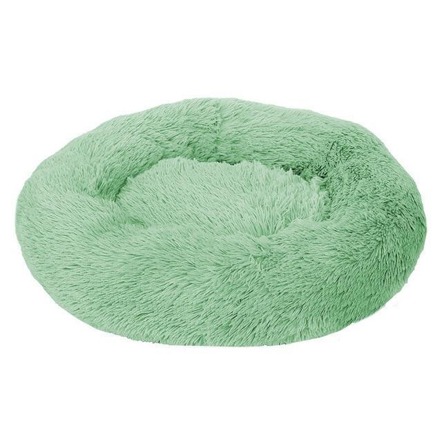 Super Soft Plush Pet Donut Lounger Bed for Dogs/Cats/Pets - All Sizes The G.O.A.T. Find Green S 40CM 