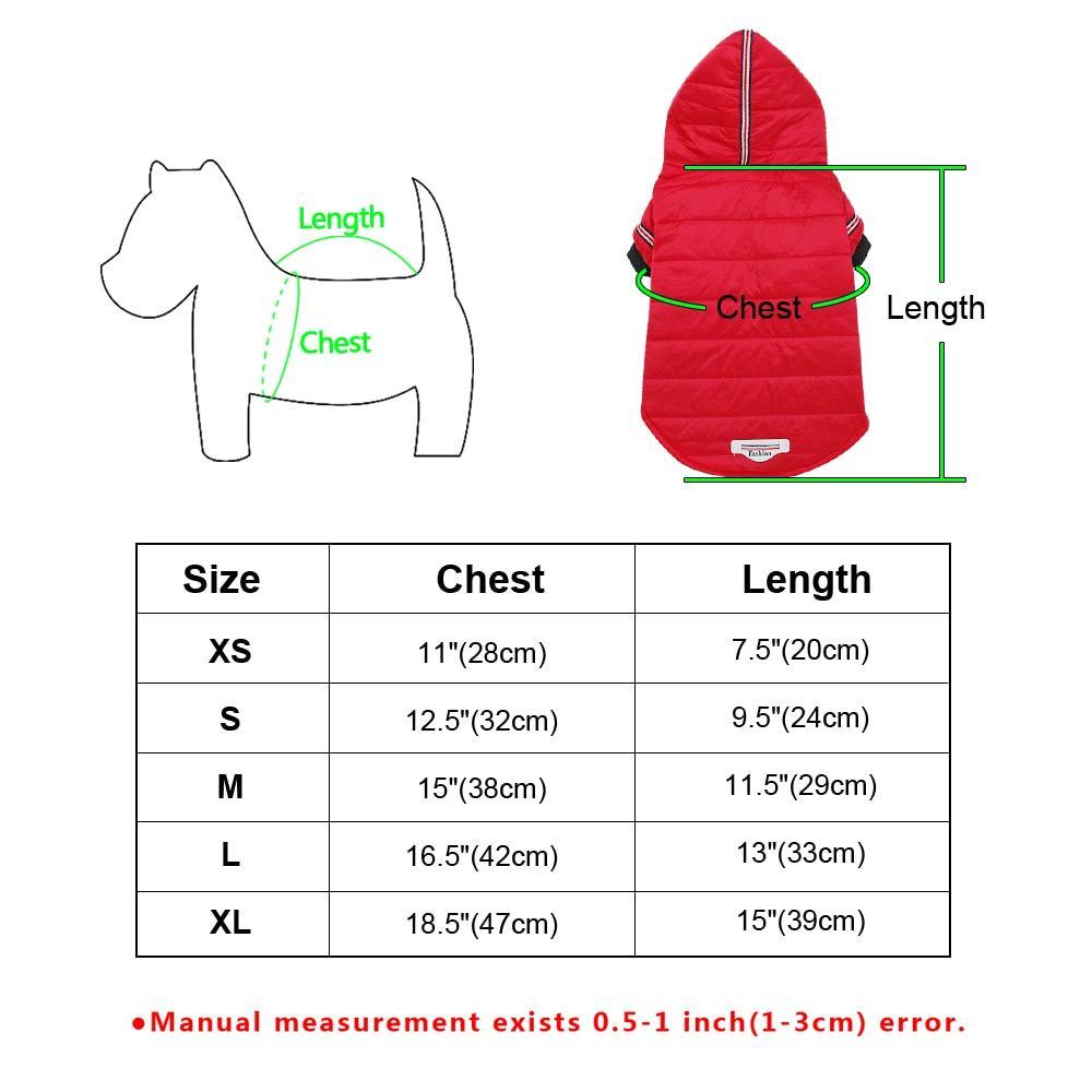 Winter Dog Fleece Jacket Clothes/Warm Pet Dog Coat For Small Medium Dogs Puppy Chihuahua Hoodies Yorkshire Frenchie The GoatFind 