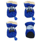 Waterproof Anti-slip Dog Shoes /Rain Snow Boots Thick Warm For Small Cats Dogs Puppy Dog Socks The GoatFind Blue L 