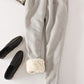 Womens Casual Thick Cashmere Track Pants/Loose Long Lambskin Trousers Plus Size The G.O.A.T. Find light grey XL 