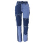 Womens Denim Patchwork Streetwear High Waisted Fly Straight Loose Jeans Pants The GoatFind Blue Patchwork Jeans S - Waist 26.8 inch 